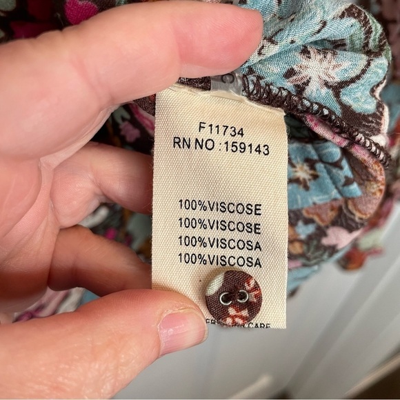 FRNCH Paris Aida Nudie Floral Print Blouse M/L - Picture 12 of 13